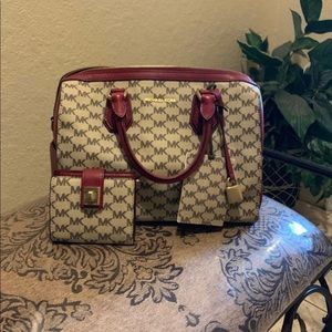 Michael Kors bag and wallet